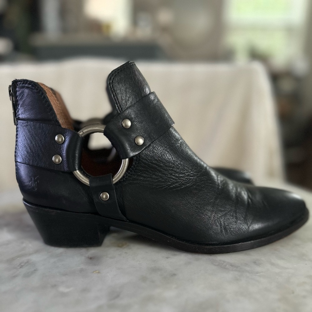 Frye Ray Western Harness Booties
